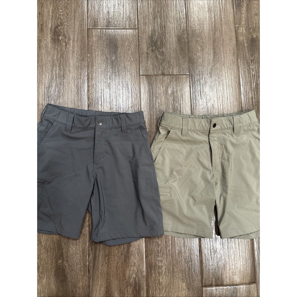 Carhartt Men’s Size S Performance Quick Dry UV Protection Shorts Beige & Gray